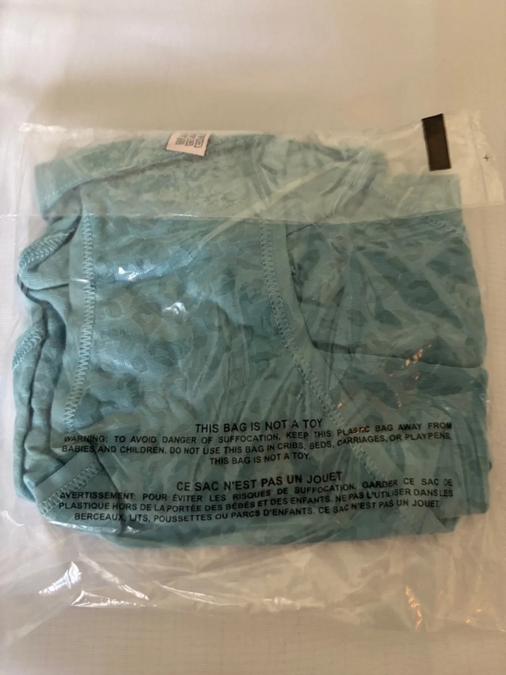 Victoria's Secret Aqua Lace Bikini Panty - XL